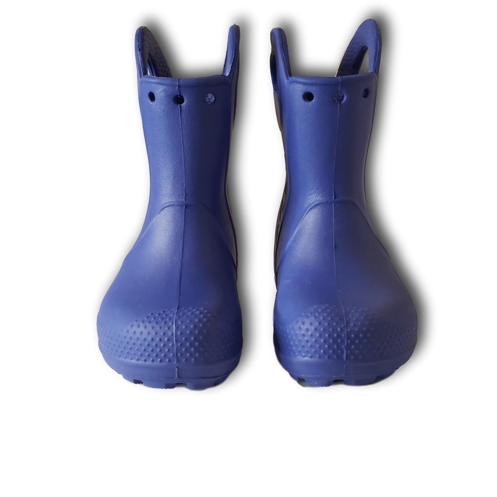 Crocs Kids rain boots blue . size "C 6"